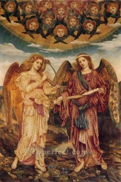 エブリン・デ・モーガン Painting - エクセルシスのグロリア ラファエル前派 エヴリン・ド・モーガン